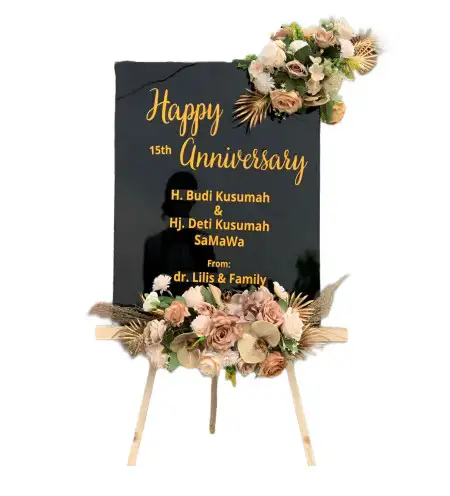 Papan Bunga Akrilik Pentur