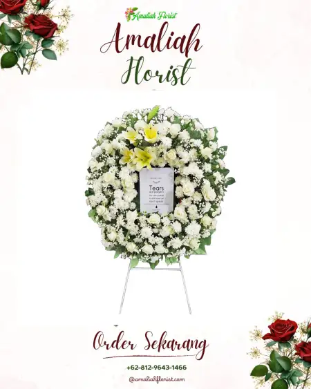 Krans Bunga Duka Pentur